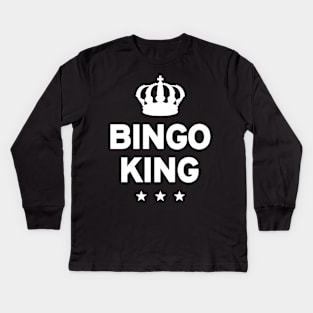 Bingo King Bingo couple Kids Long Sleeve T-Shirt